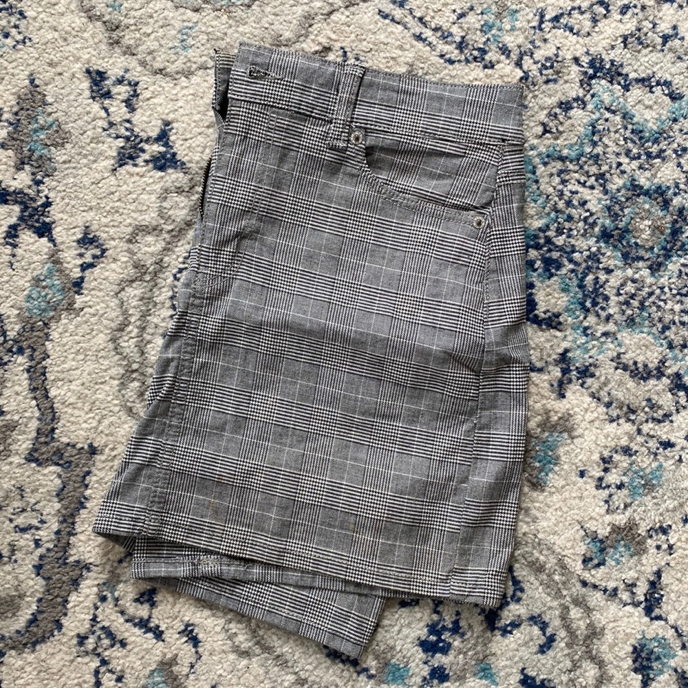 Plaid mini skirt